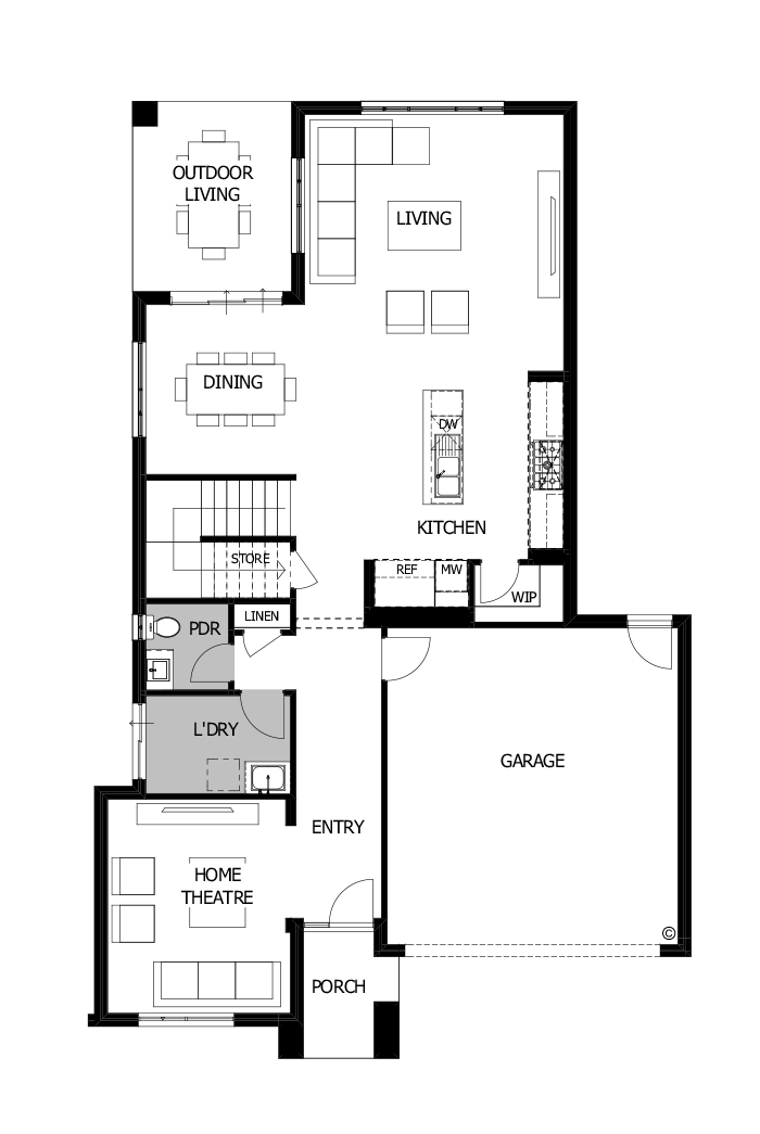 30 Ground Floor Floorplan (5th bedroom)