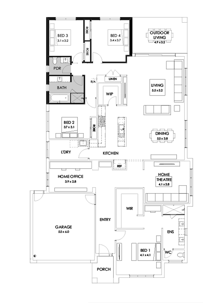 32  Floor Floorplan (Additional ensuite)