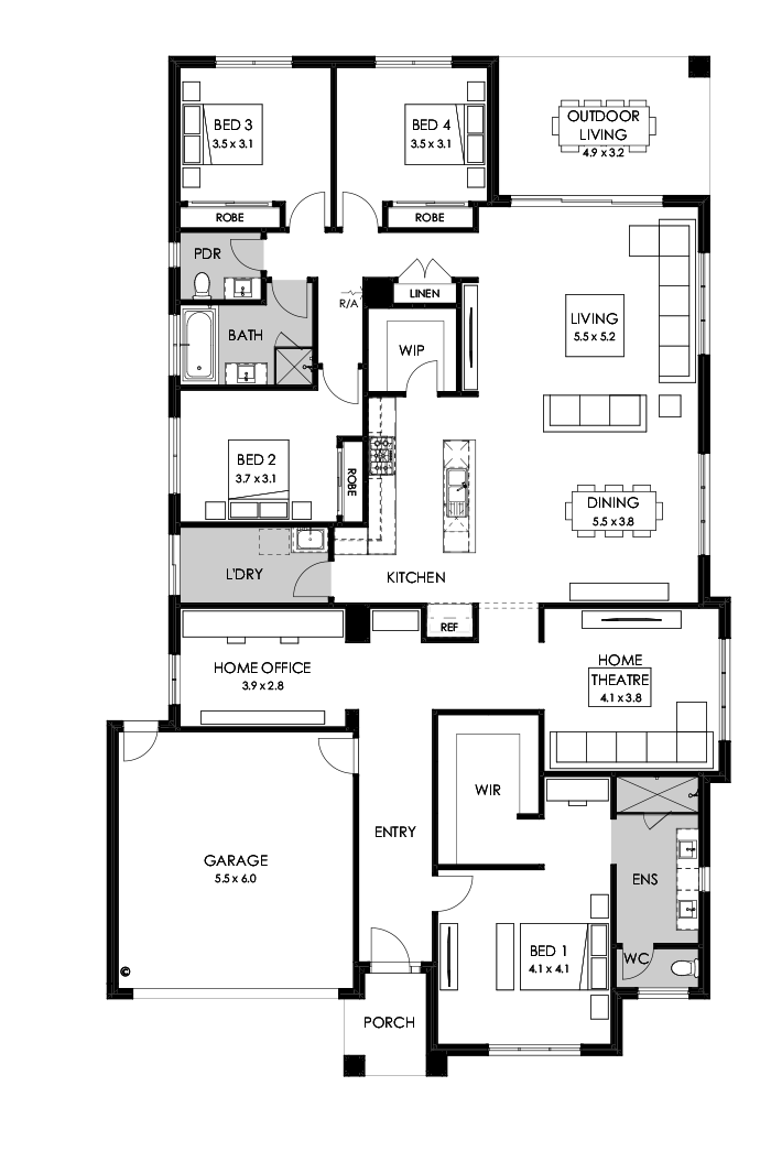 32  Floor Floorplan (Standard)