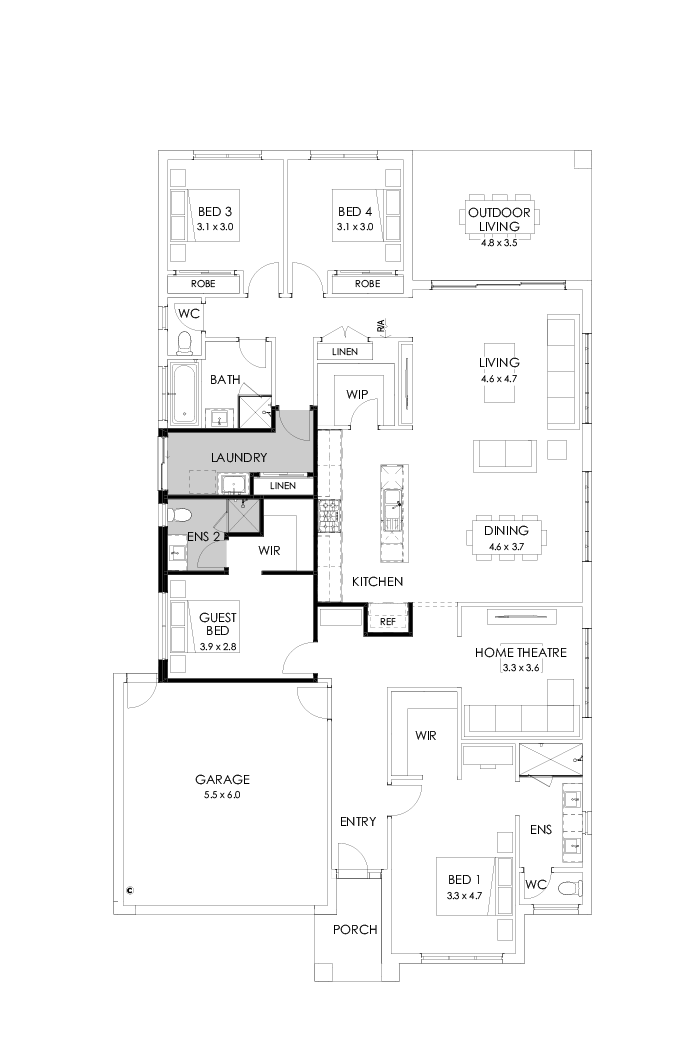 27  Floor Floorplan (Additional ensuite)