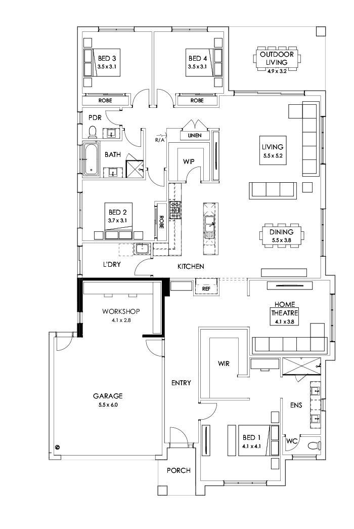 32  Floor Floorplan (Workshop)