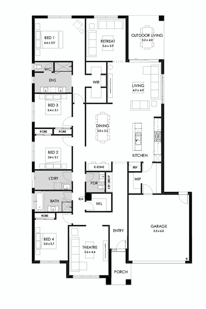 32  Floor Floorplan (Standard)