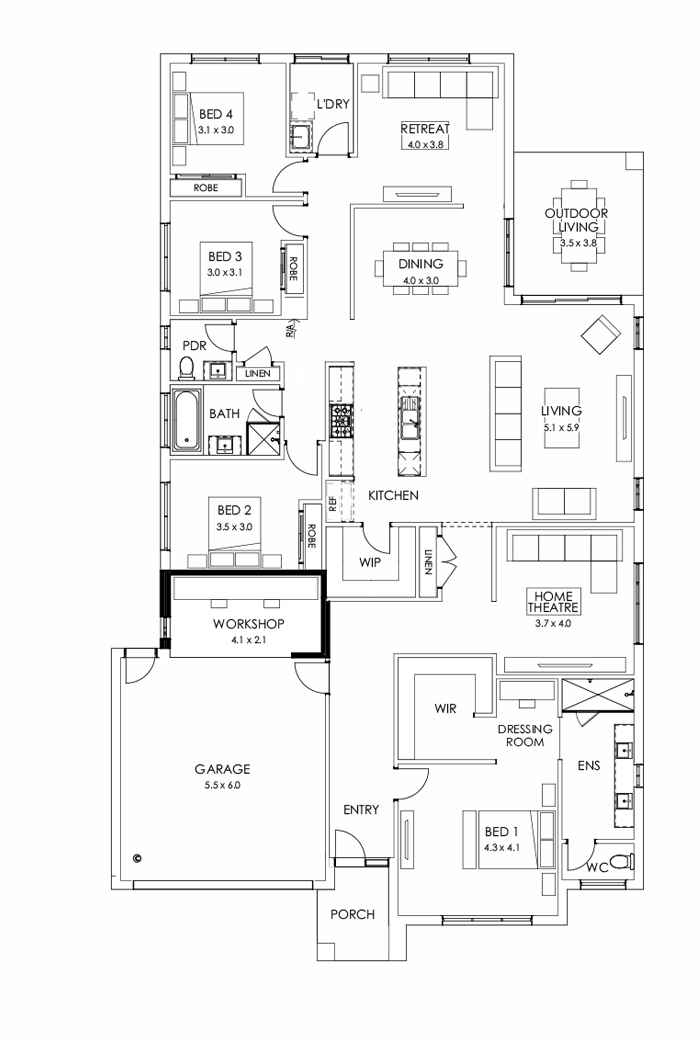 32  Floor Floorplan (Workshop)
