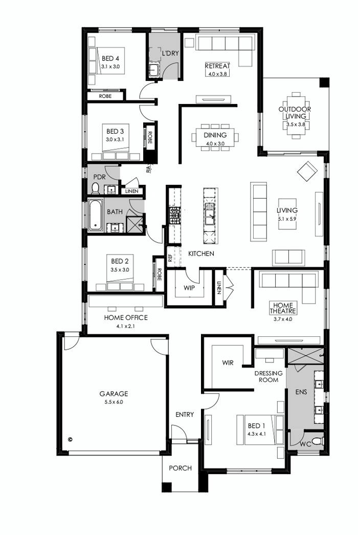 32  Floor Floorplan (Standard)