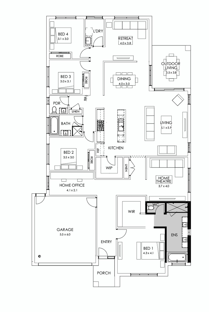 32  Floor Floorplan (Grand outdoor living)