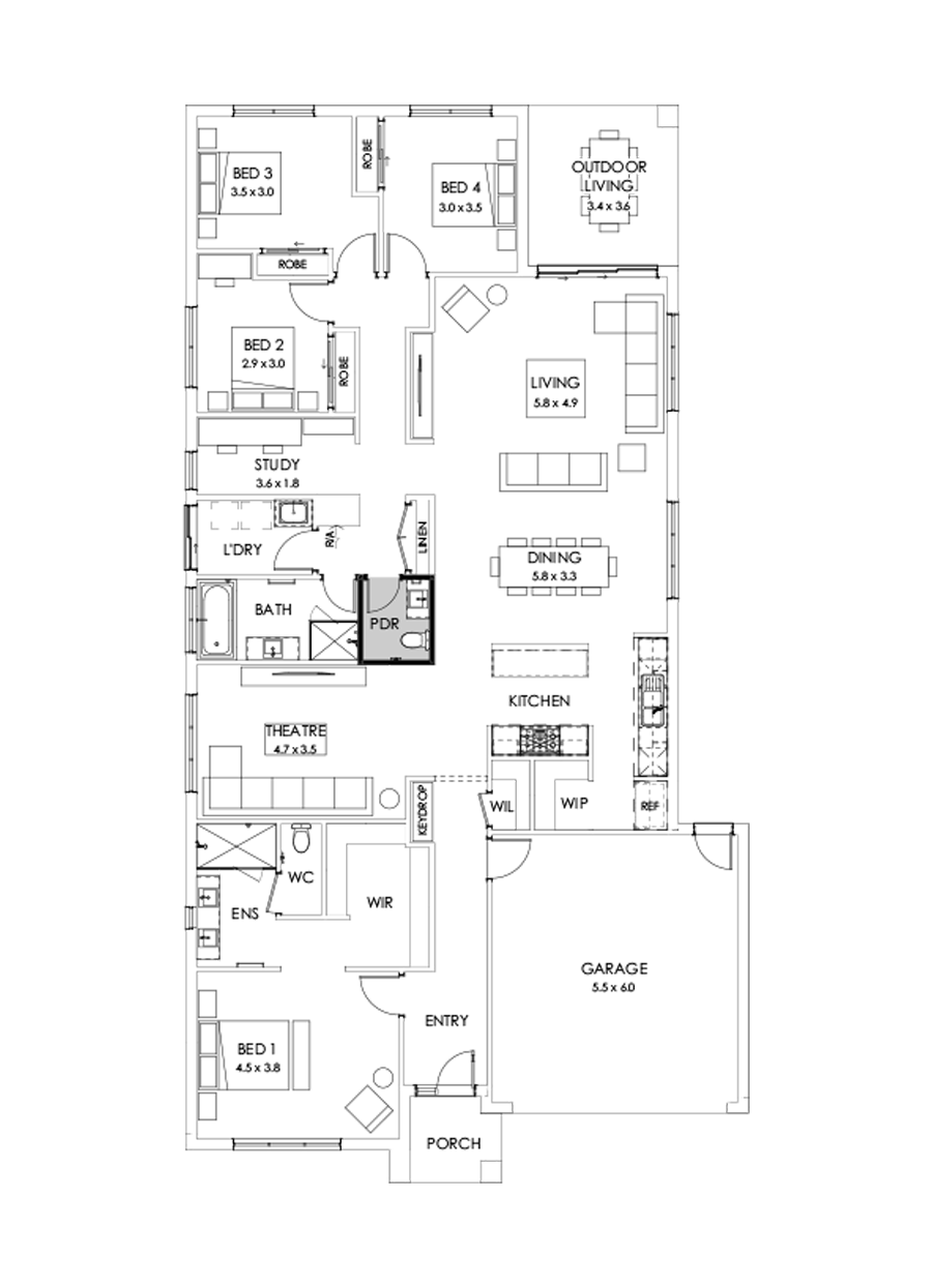 29  Floor Floorplan (Powder room)