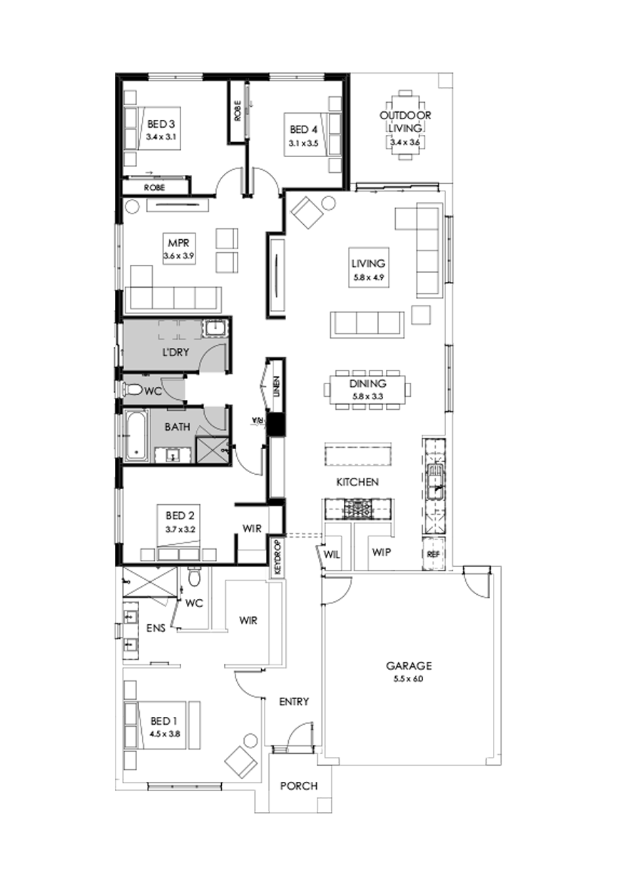 29  Floor Floorplan (Mutlipurpose room)