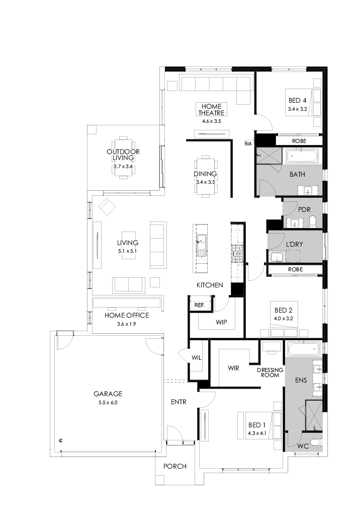 28  Floor Floorplan (Additional ensuite)