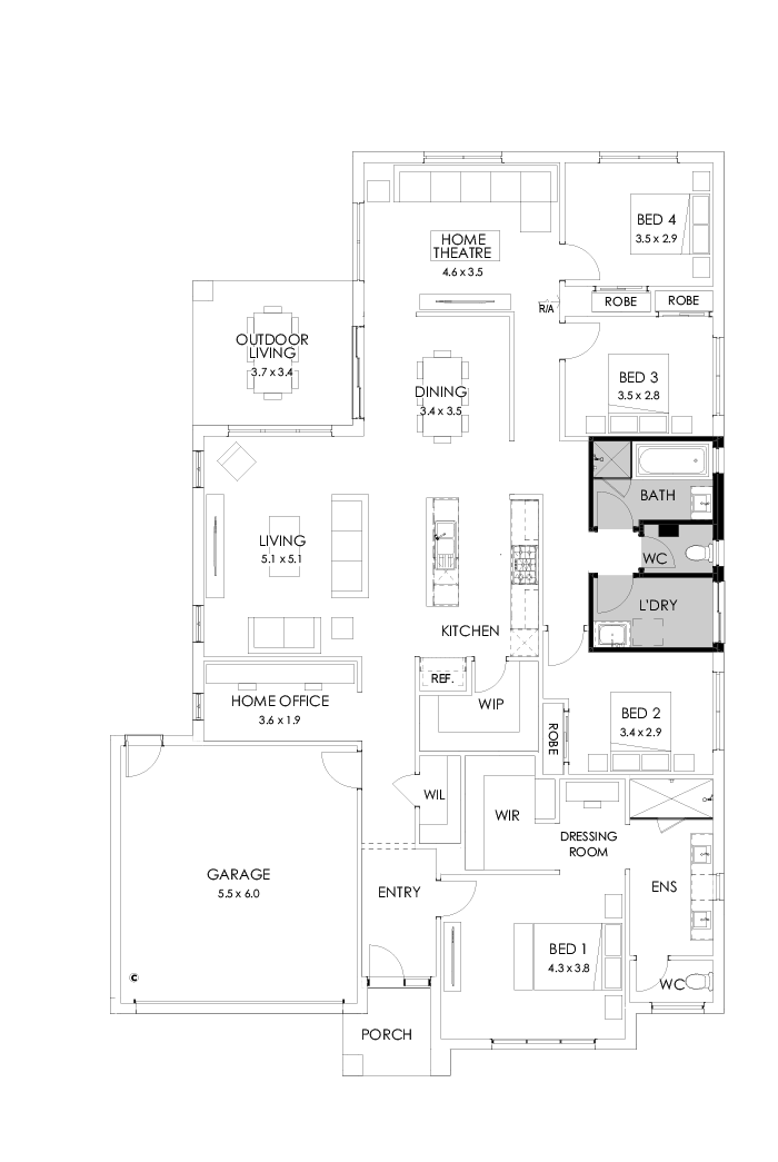 28  Floor Floorplan (Powder room)