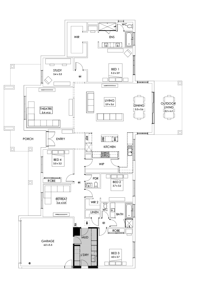 42  Floor Floorplan (Veranda)