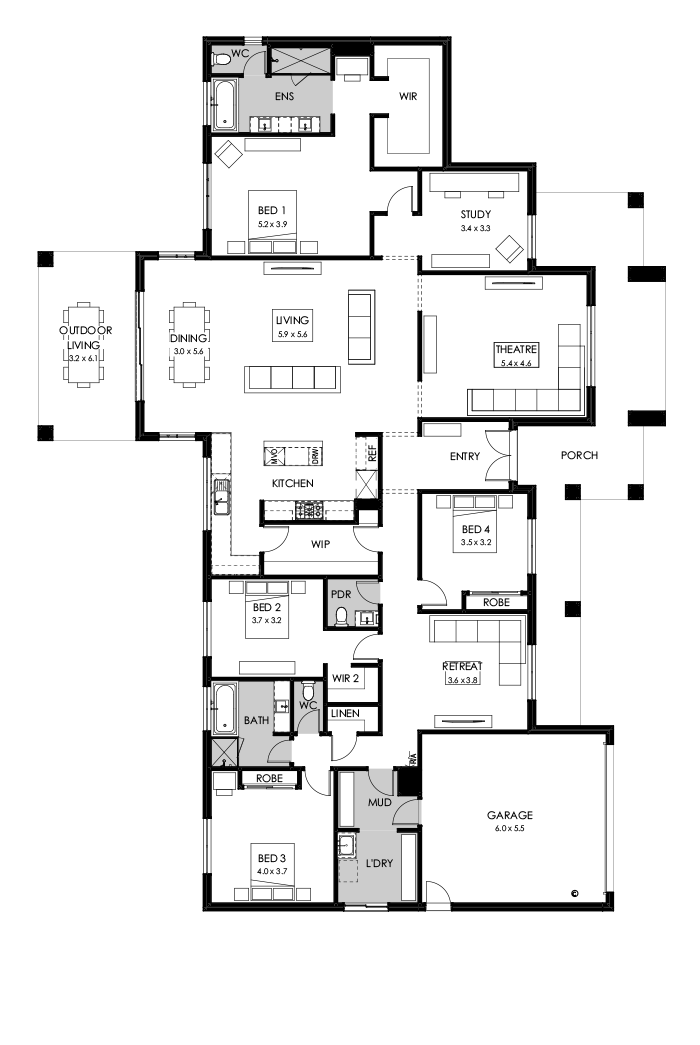 42  Floor Floorplan (Standard)