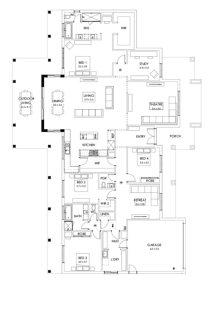 42  Floor Floorplan (Grand outdoor living)