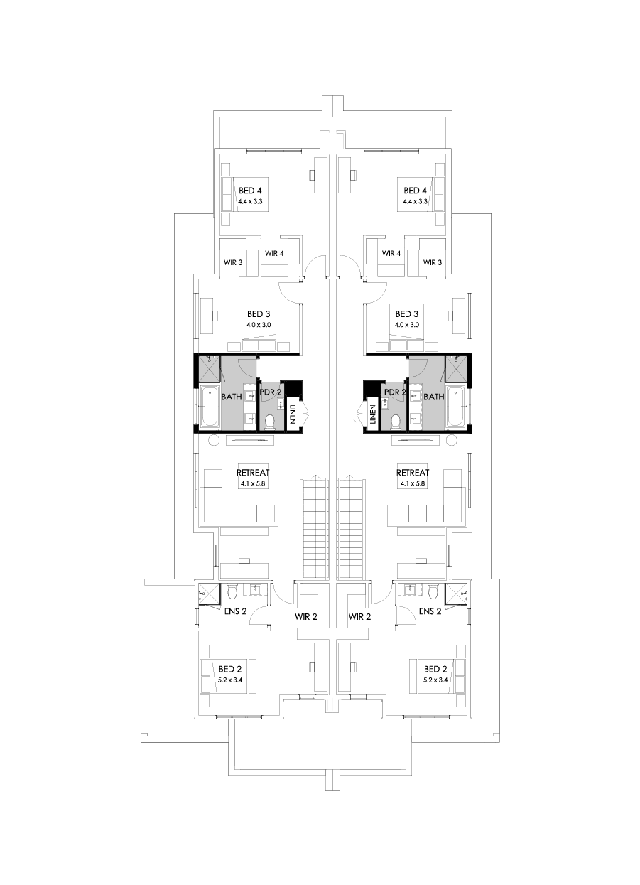 31 & 30 First Floor Floorplan (Bathroom upgrade)