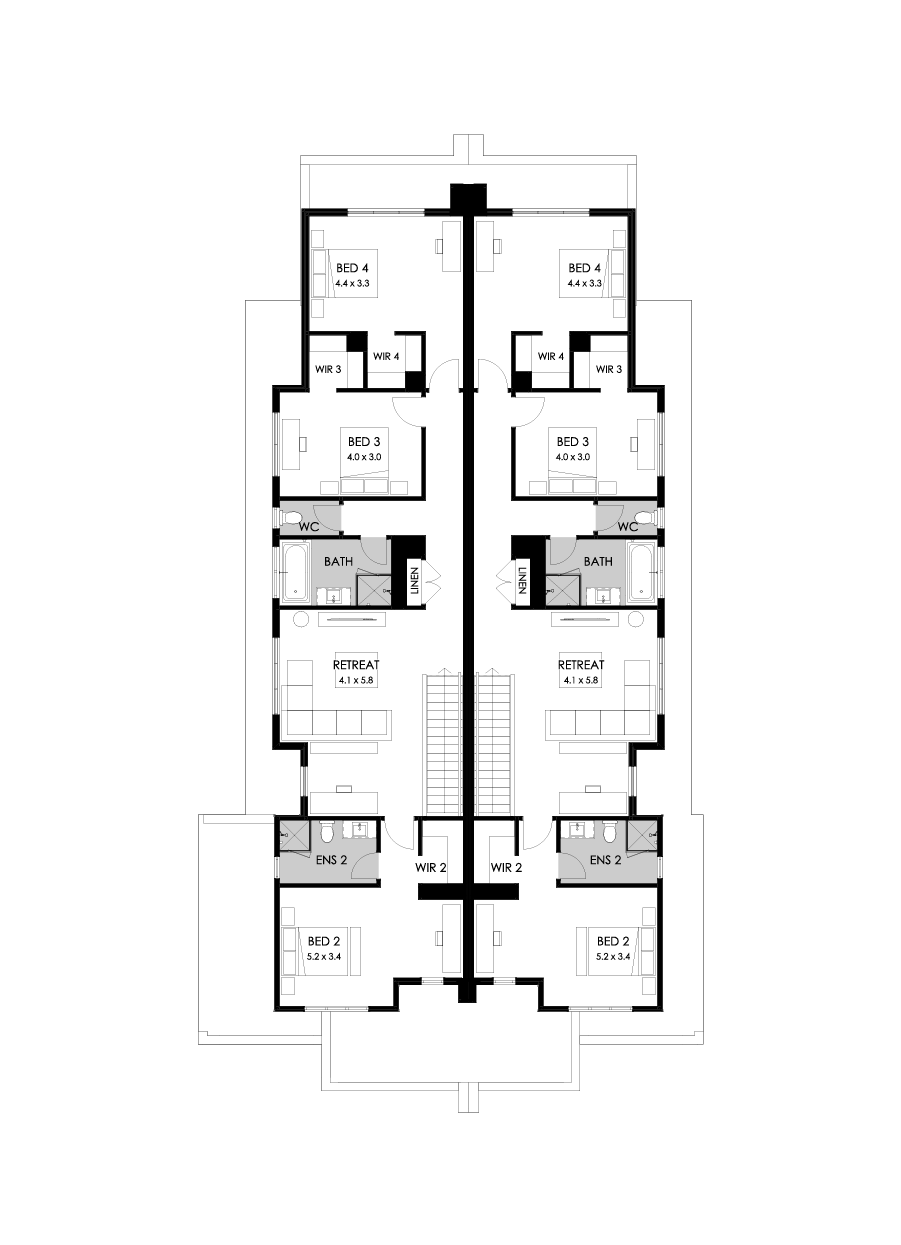 31 & 30 First Floor Floorplan (Standard)