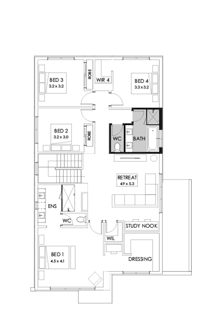 31 First Floor Floorplan (Bathroom upgrade)