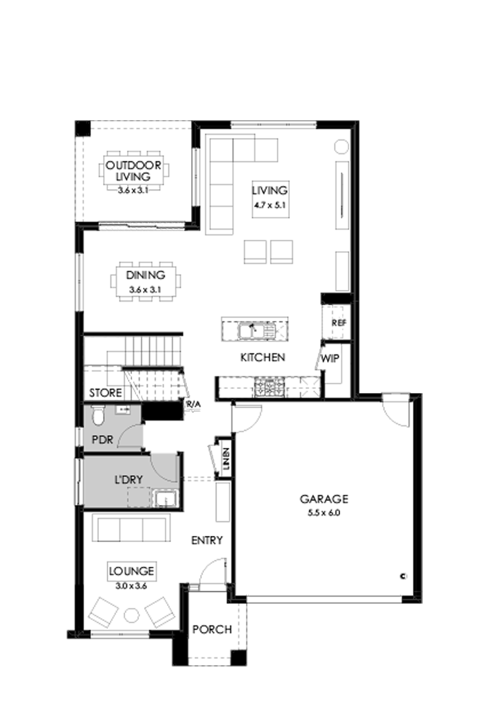 31 Ground Floor Floorplan (Standard )