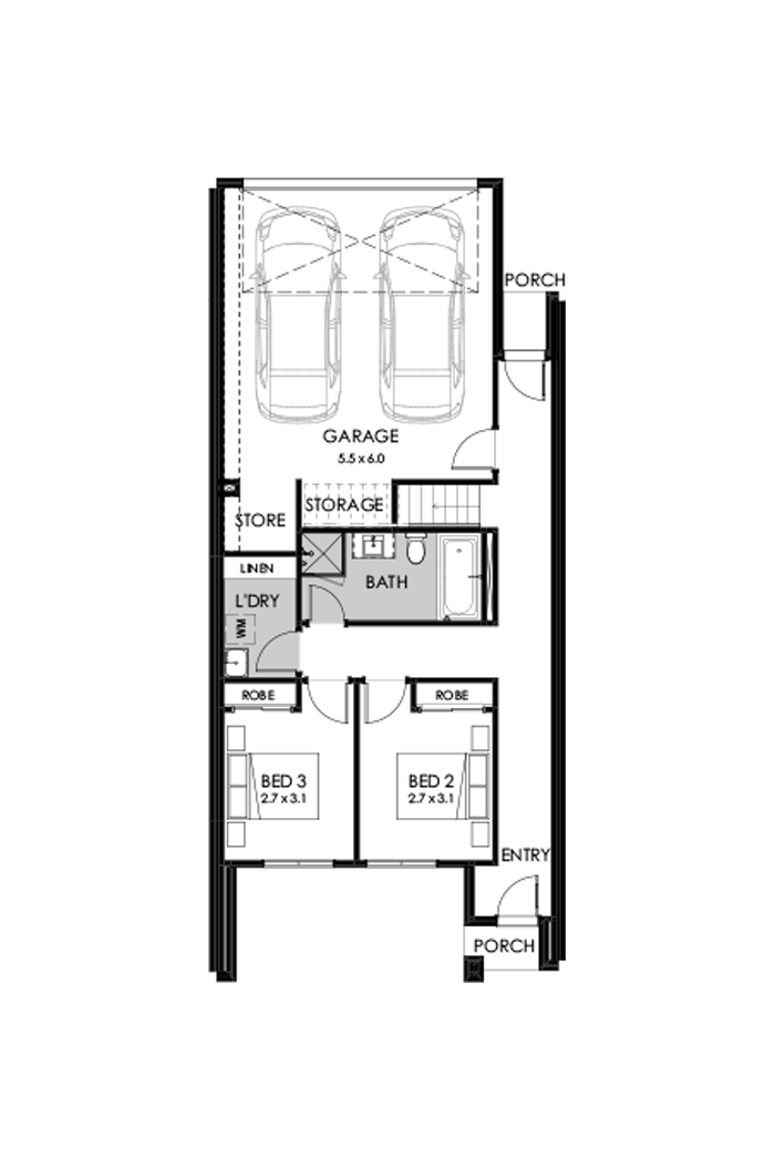 21b Ground Floor Floorplan (Standard Floorplan)