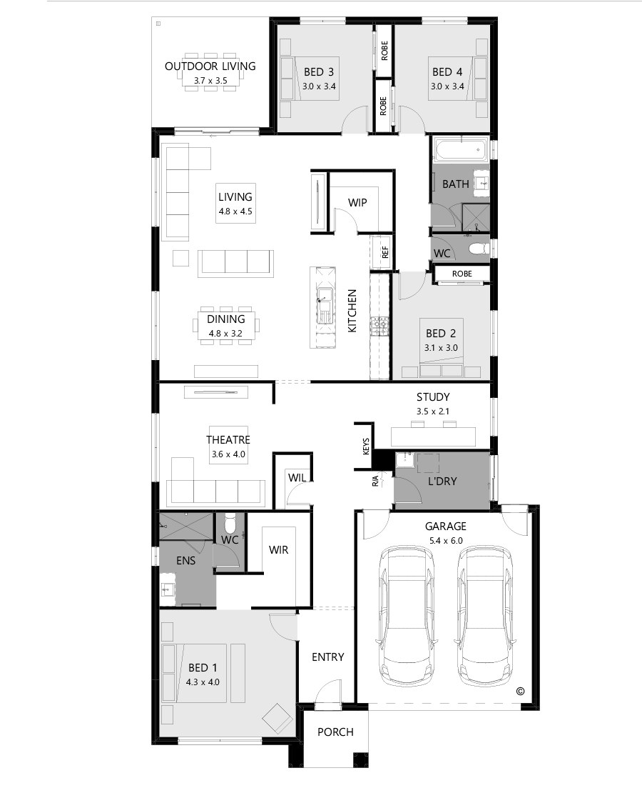 28  Floor Floorplan (Standard Floorplan)