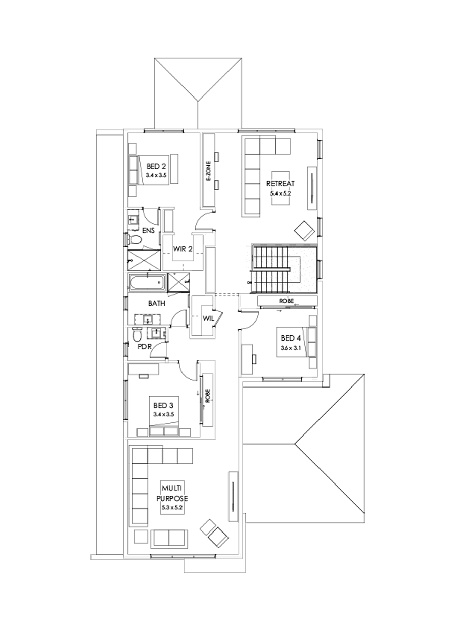 40 First Floor Floorplan (Outdoor living)