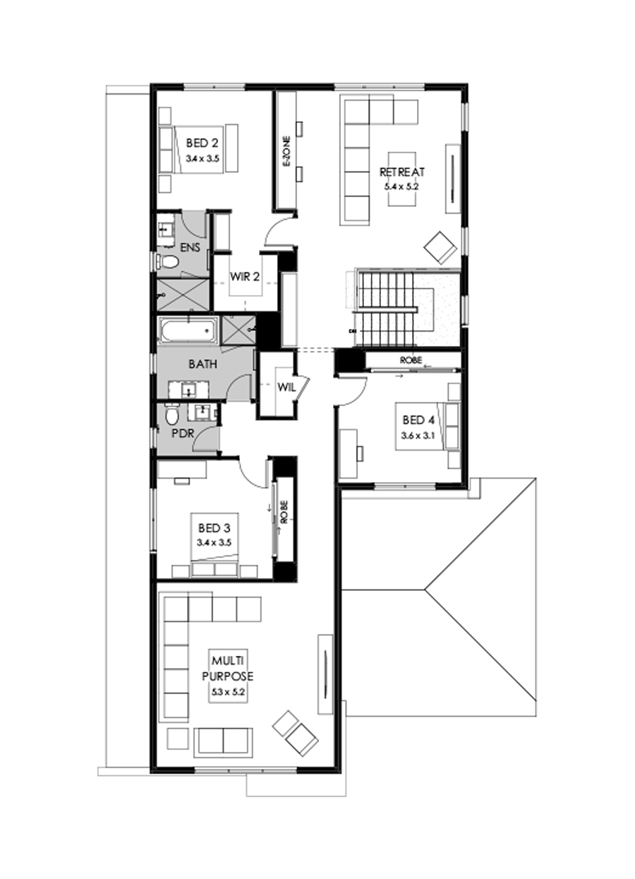 40 First Floor Floorplan (Standard )
