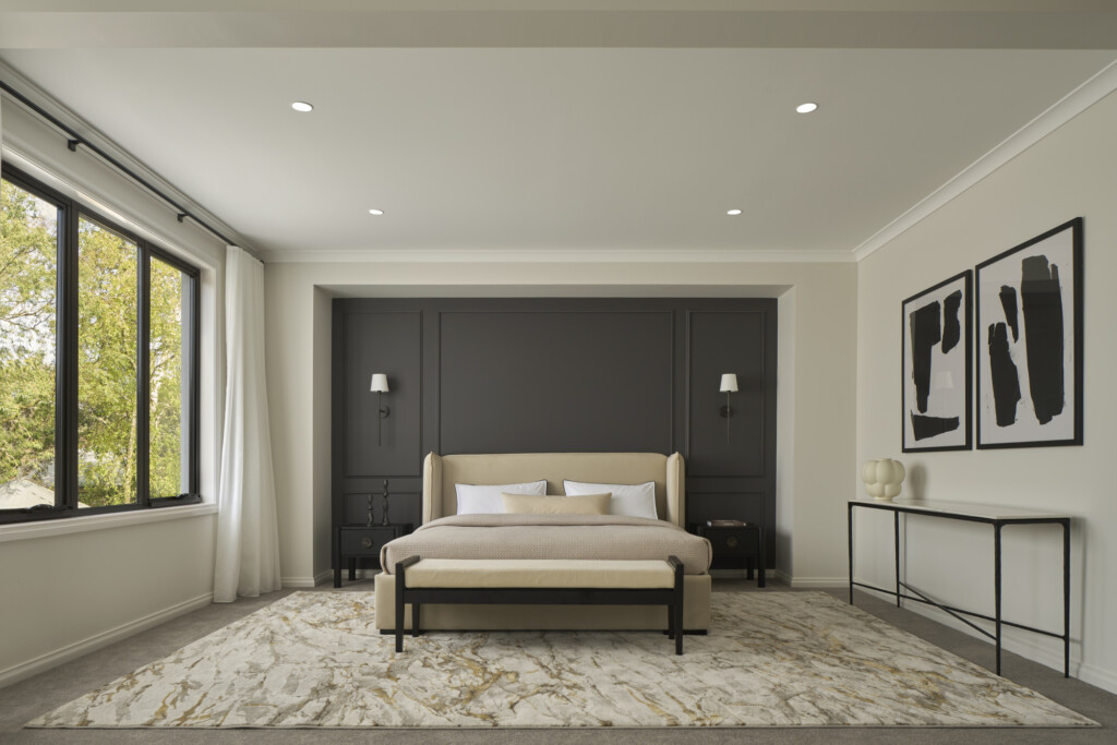 Grange 60 Master Bedroom with contemporary and modern interior. 