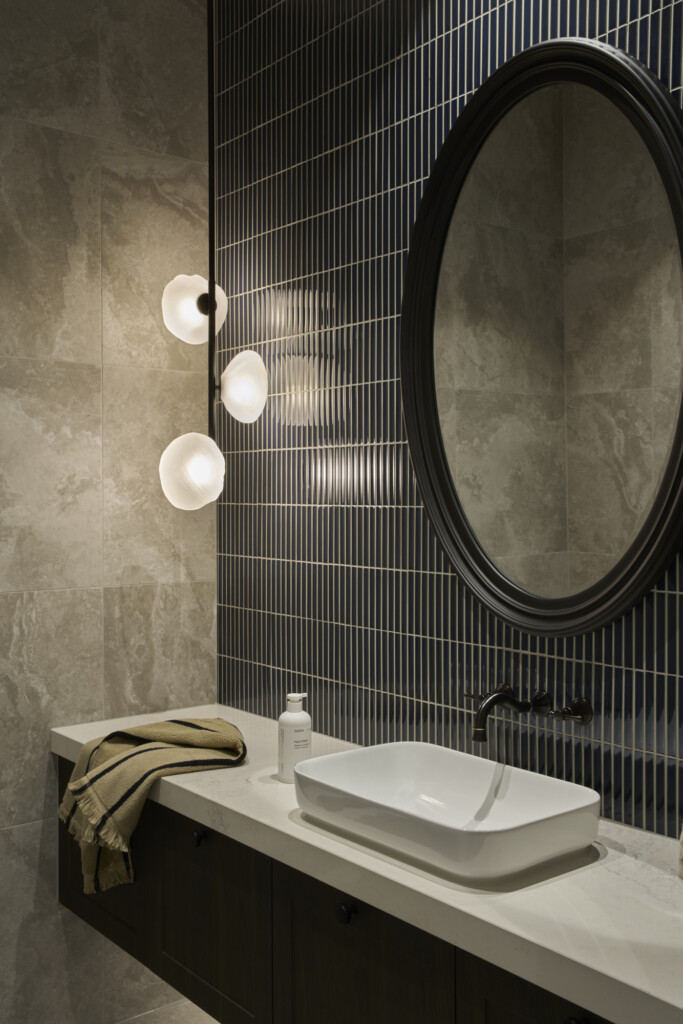 Boutique Homes Grange 60 in Forest Hill - Master Bathroom Ensuite with dim lighting and modern tiling