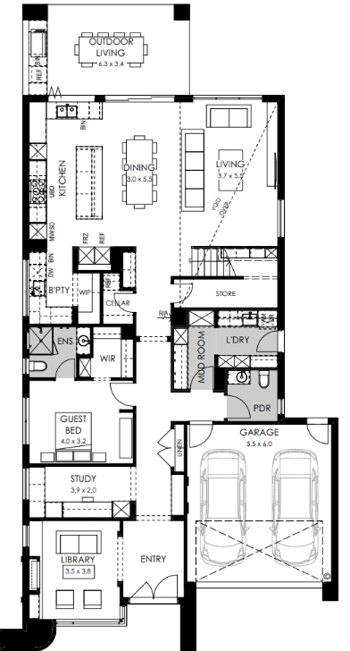 45 Ground Floor Floorplan ()