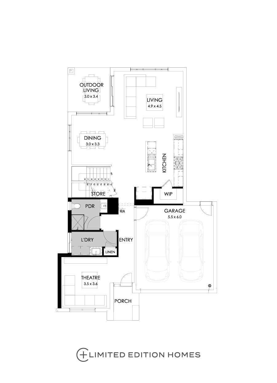 30 Ground Floor Floorplan (Shower to powder - Flipped)