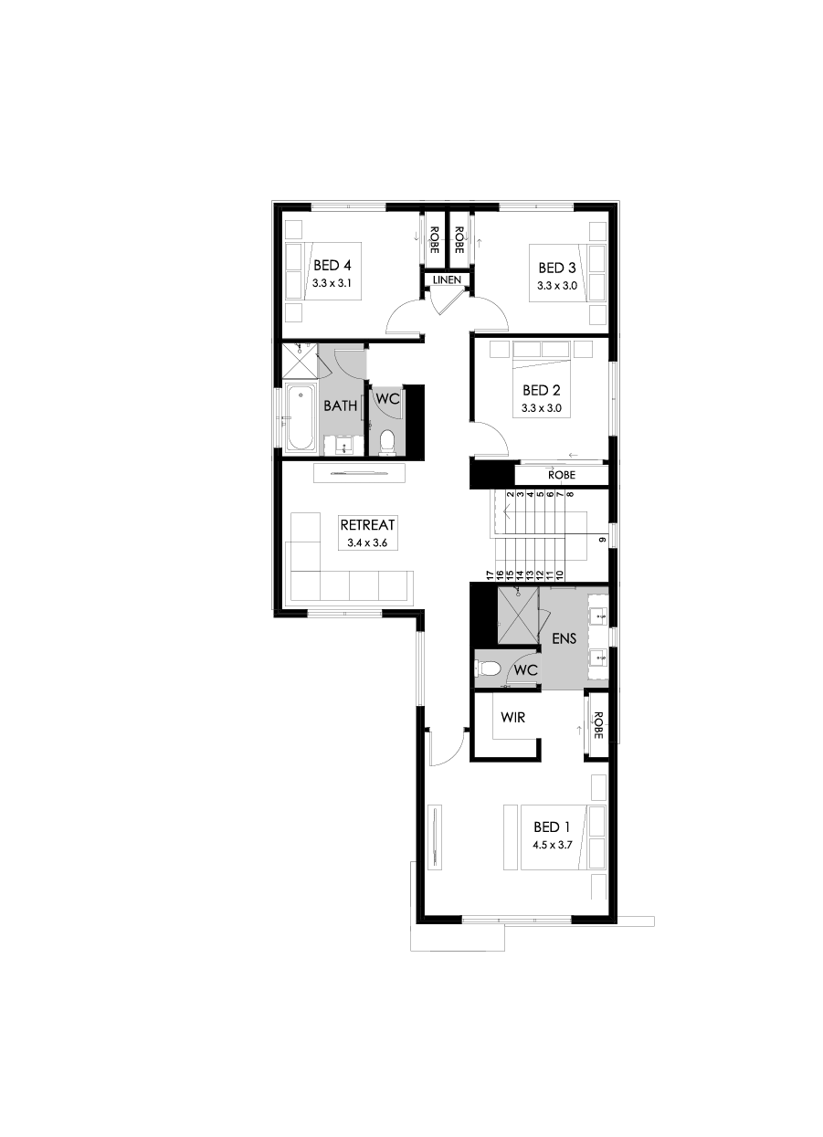 30 First Floor Floorplan (Standard)