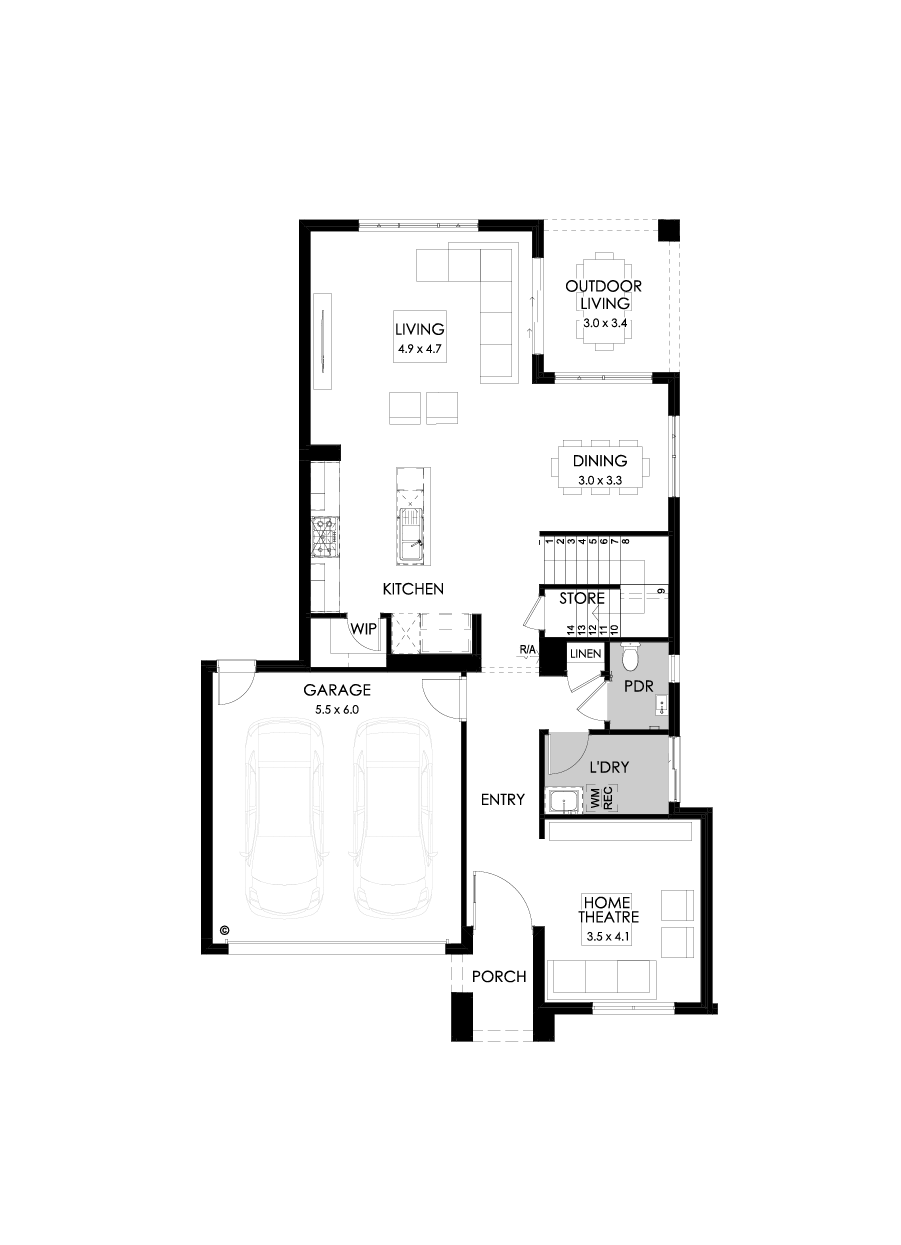 30 Ground Floor Floorplan (Standard)