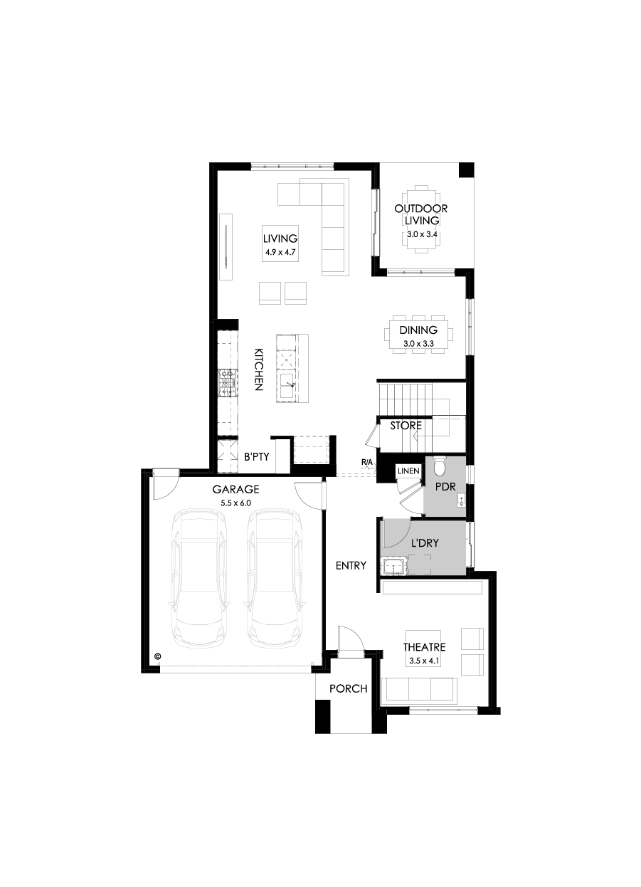 30 Ground Floor Floorplan (Standard)