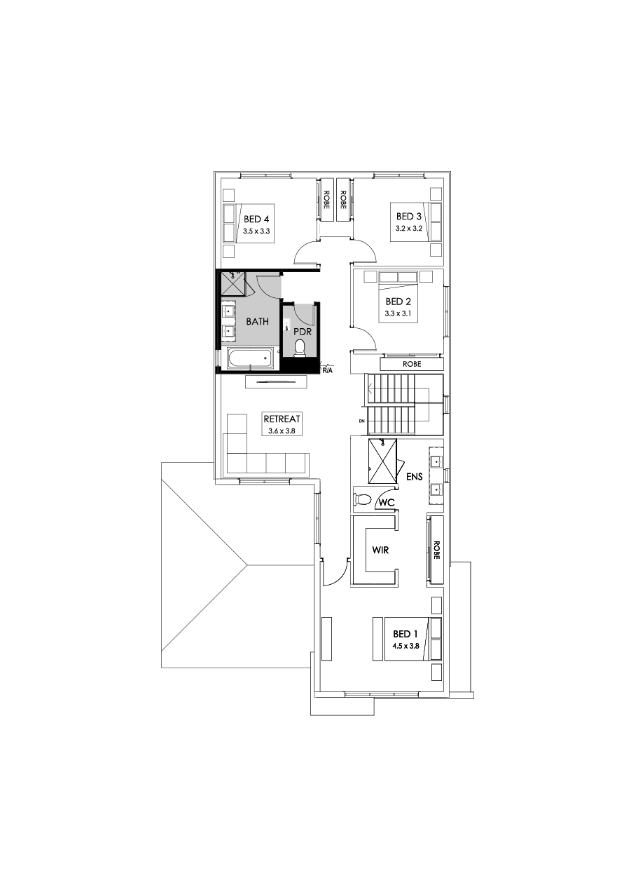 33 First Floor Floorplan (Powder room)