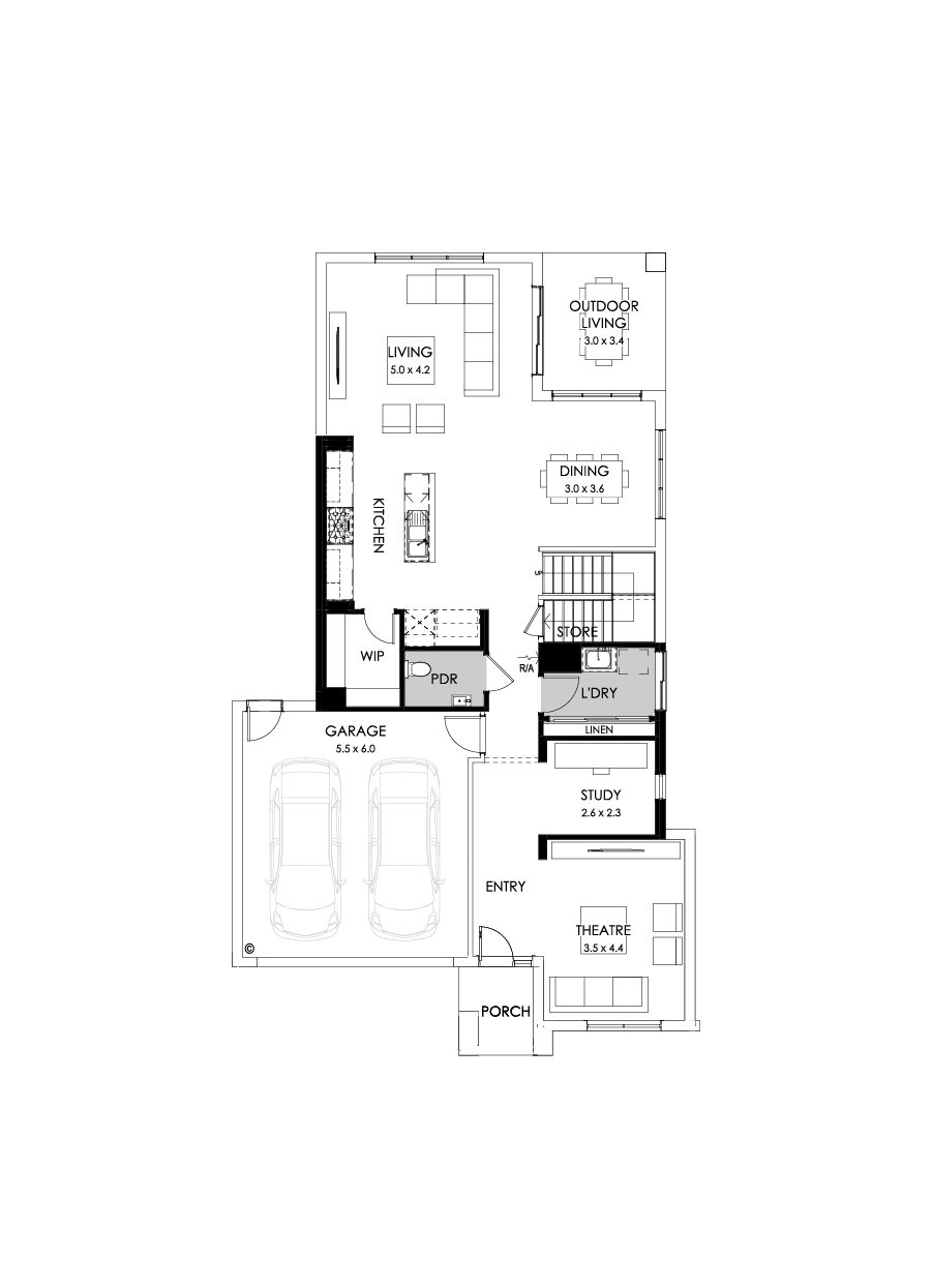 33 Ground Floor Floorplan (Study)