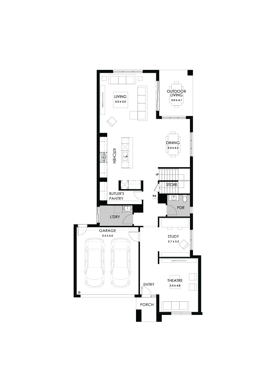 38 Ground Floor Floorplan (Standard)