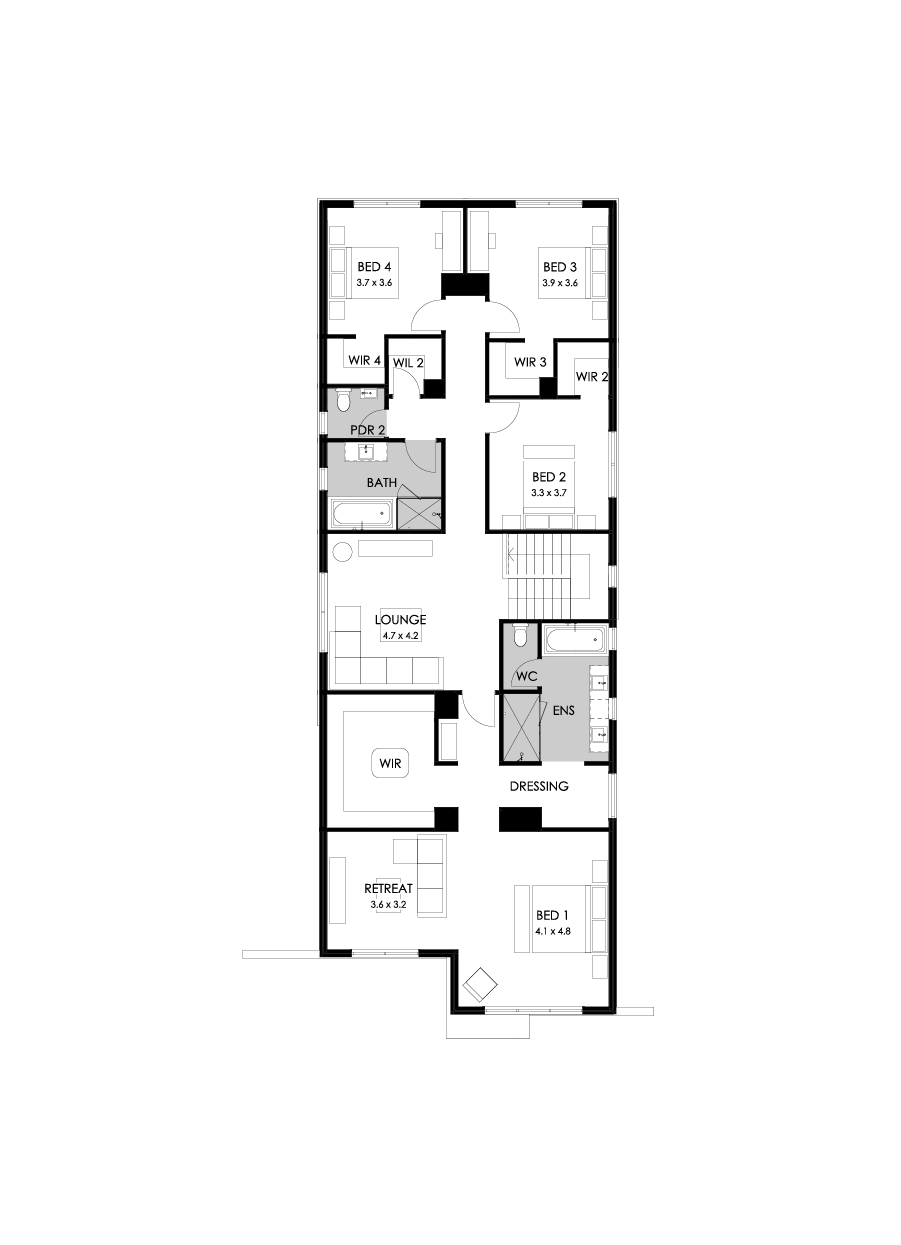40 First Floor Floorplan (Standard)