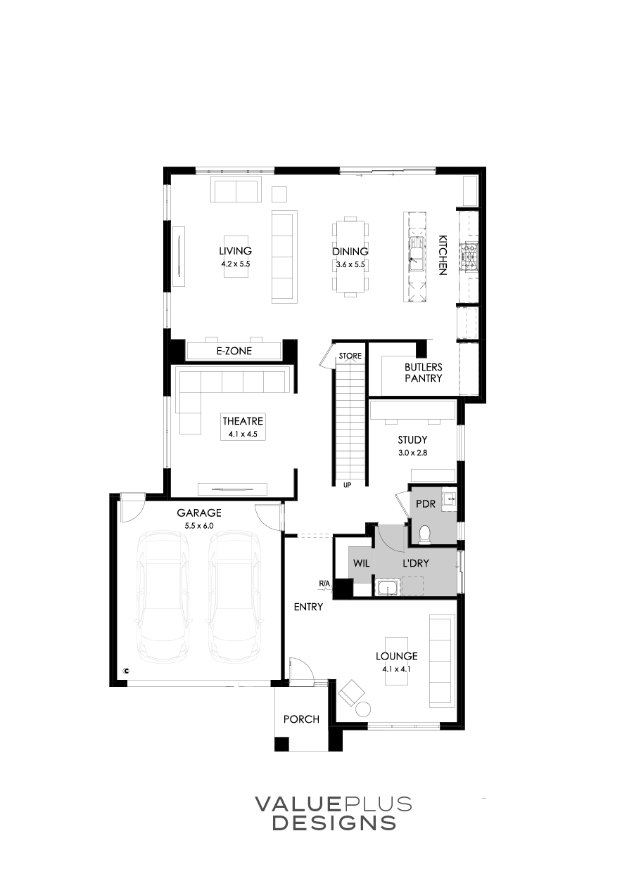 39 Ground Floor Floorplan (Standard)