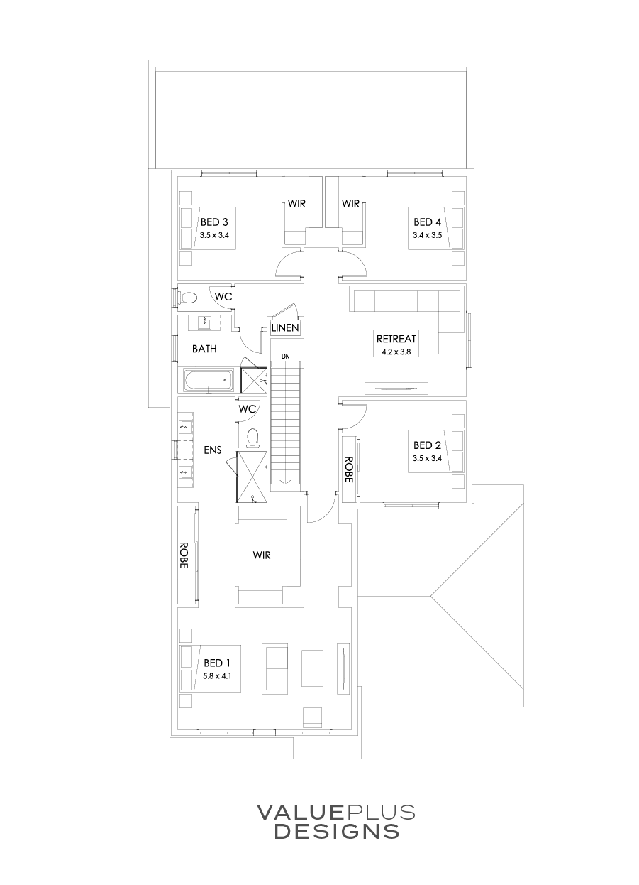 39 First Floor Floorplan (Grand Outdoor Living - Flipped)
