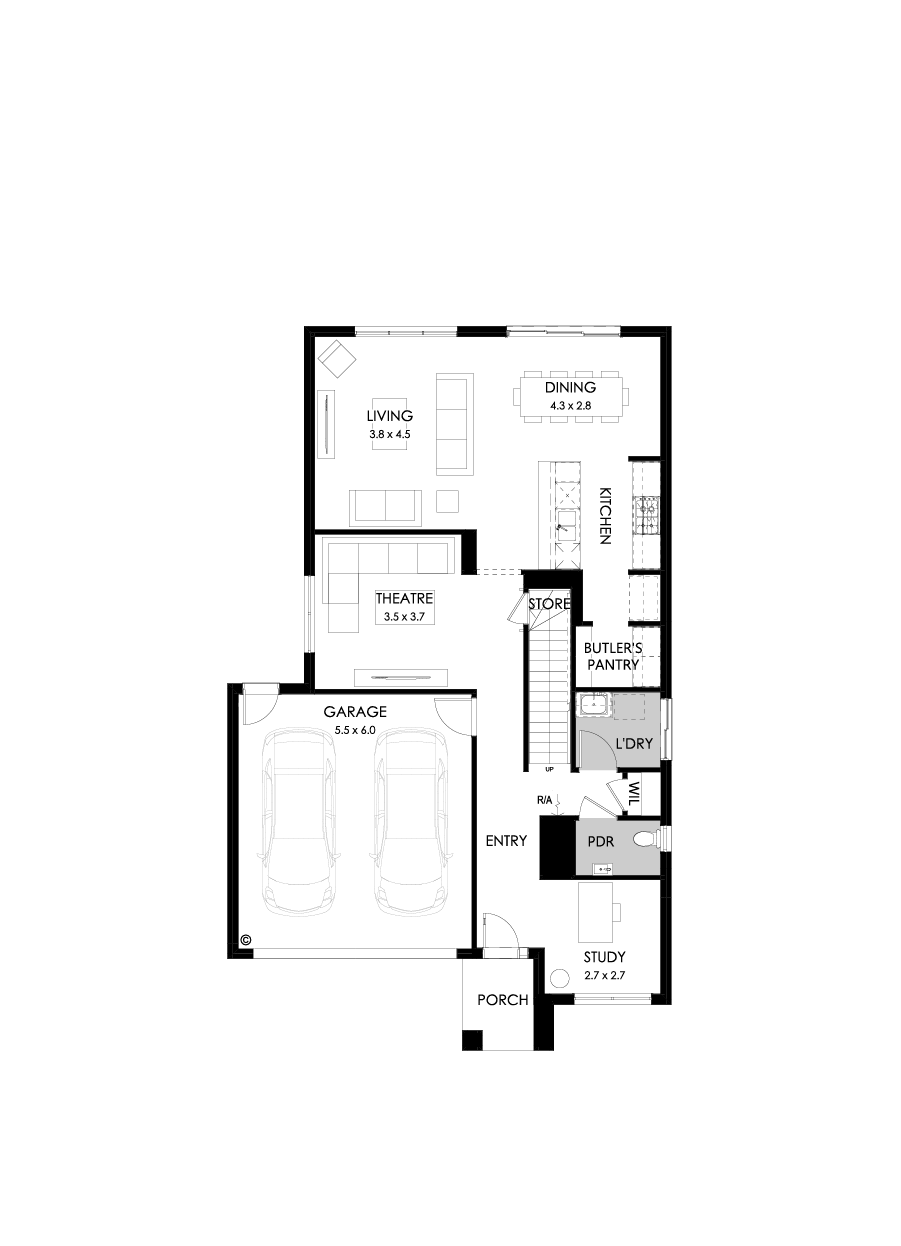 27 Ground Floor Floorplan (Standard)
