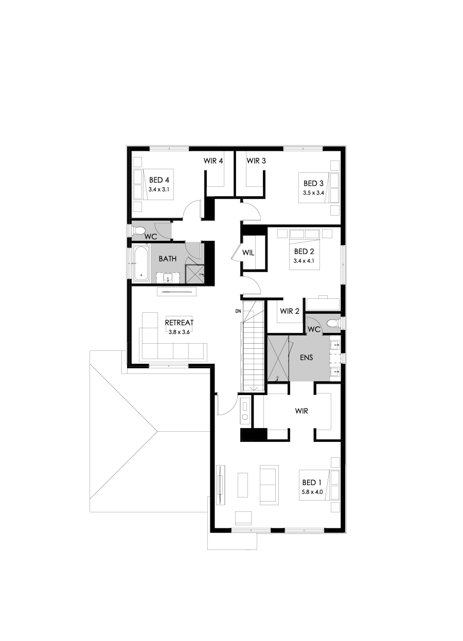 36 First Floor Floorplan (Standard)