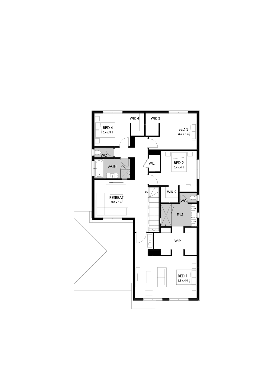 36 First Floor Floorplan (Standard)
