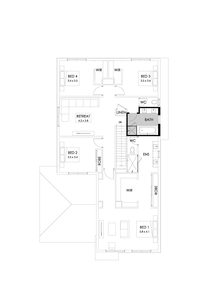 39 First Floor Floorplan (Bathroom upgrade)