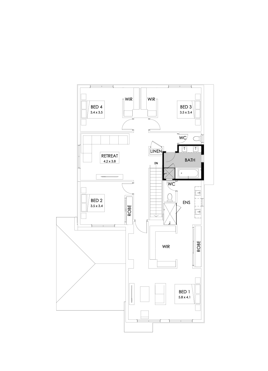 39 First Floor Floorplan (Bathroom upgrade)