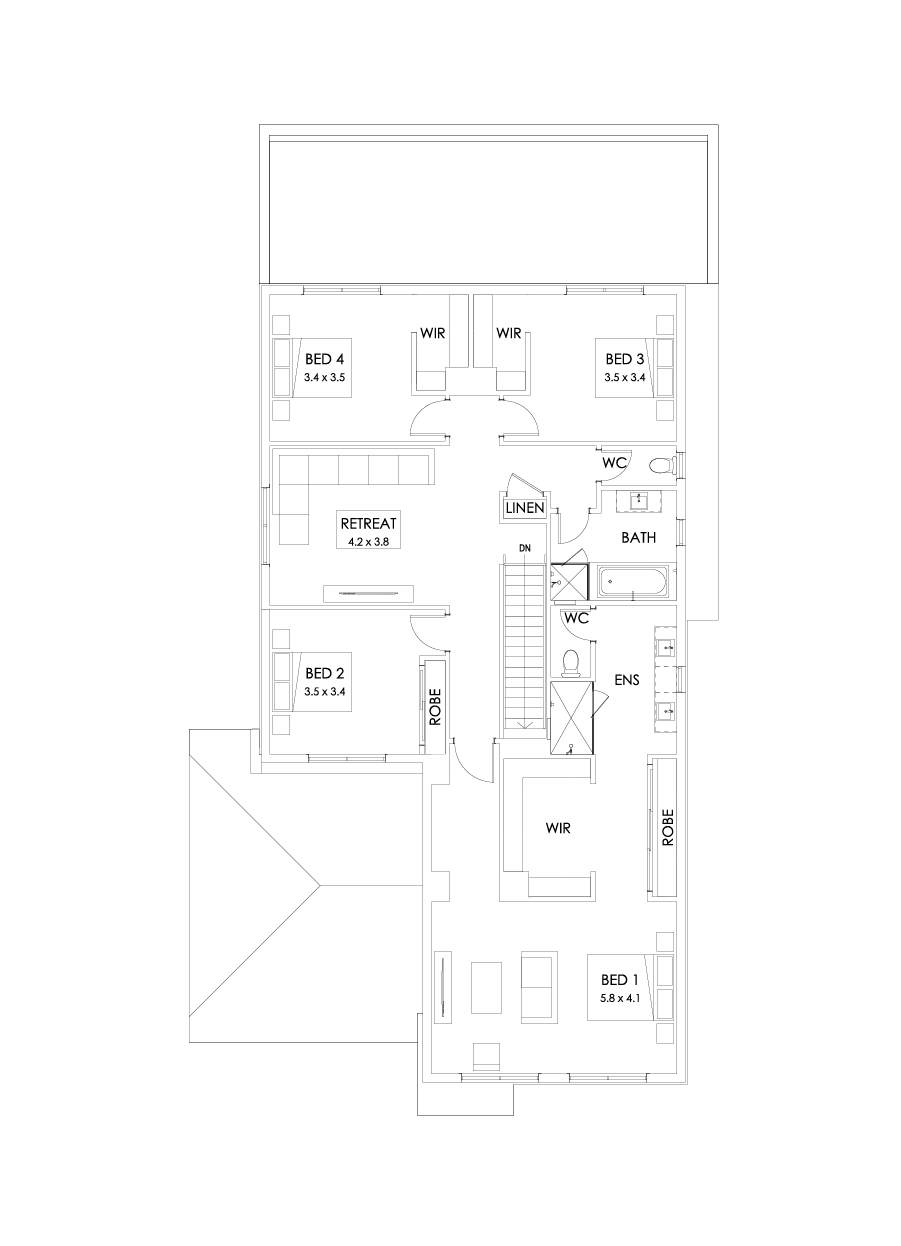 39 First Floor Floorplan (Grand outdoor living)