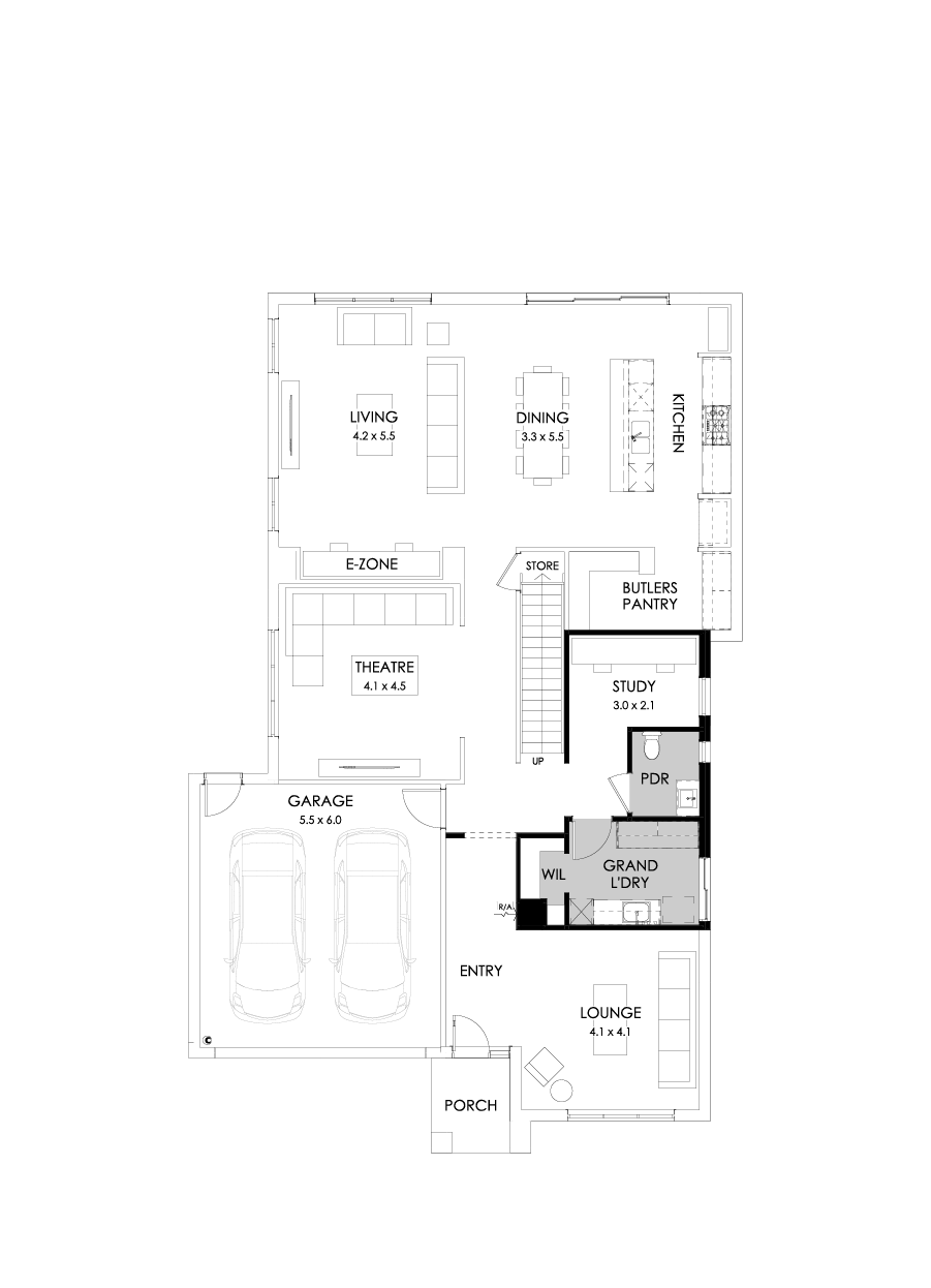 39 Ground Floor Floorplan (Grand laundry)