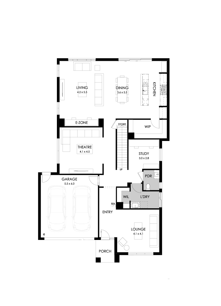 39 Ground Floor Floorplan (Standard)