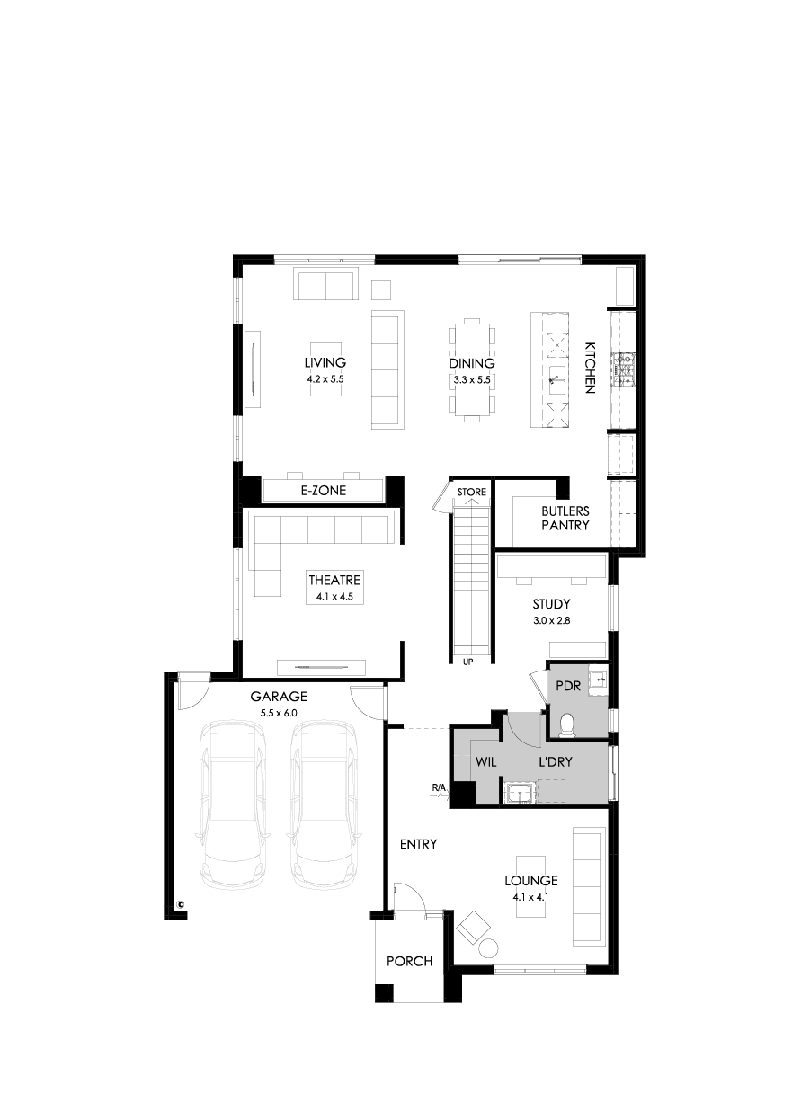 39 Ground Floor Floorplan (Standard)