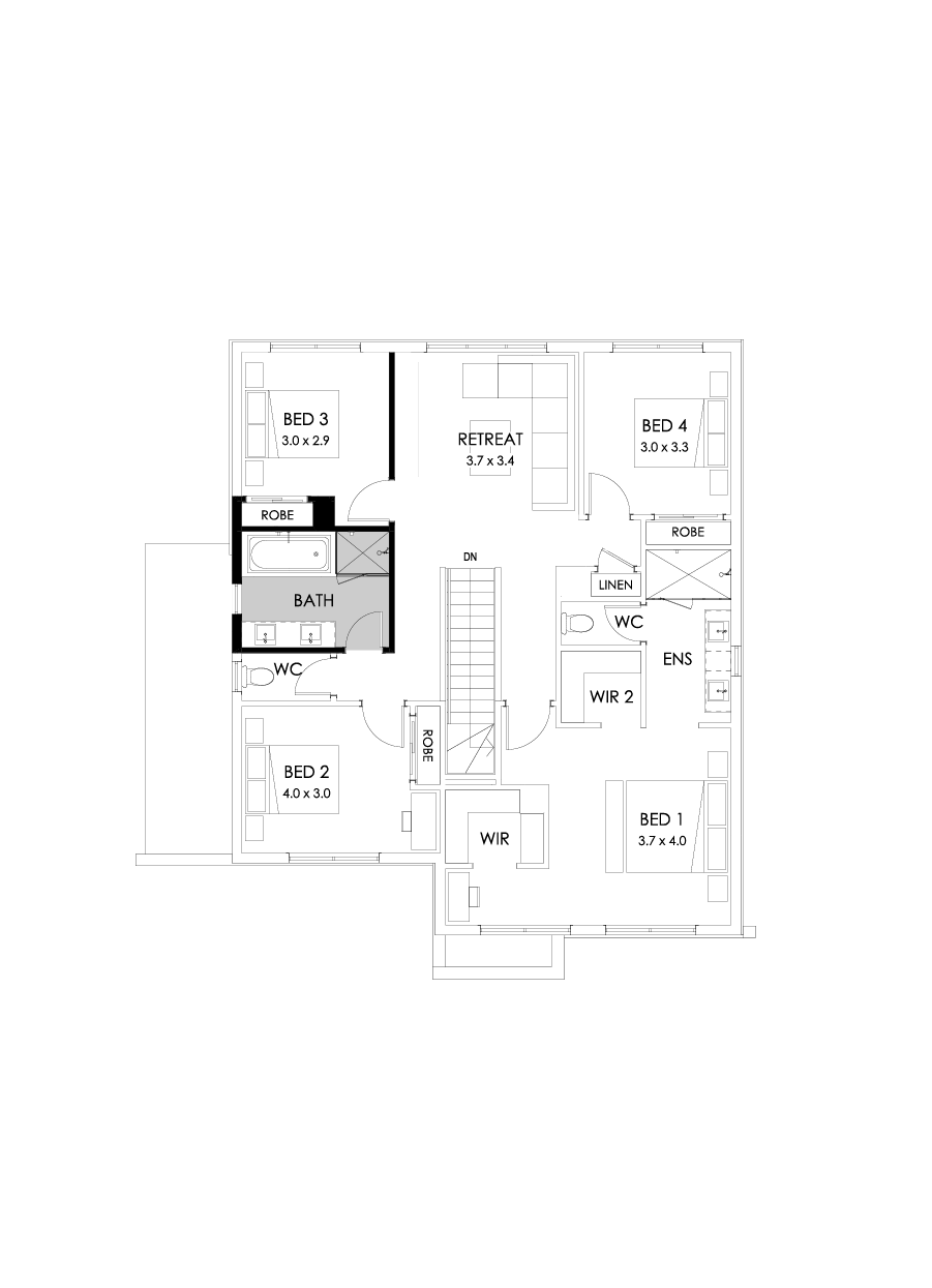 27 First Floor Floorplan (Bathroom upgrade)