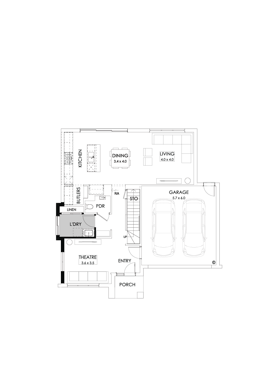 27 Ground Floor Floorplan (SLHC Corner treatment - Flipped)