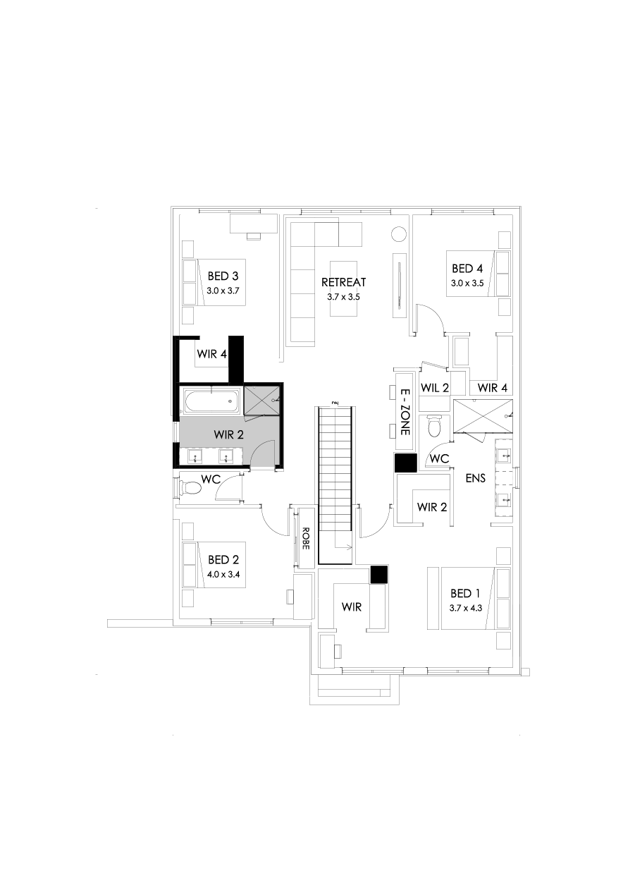 31 First Floor Floorplan (Bathroom upgrade)