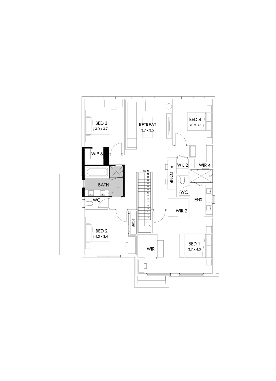 31 First Floor Floorplan (Bathroom upgrade)